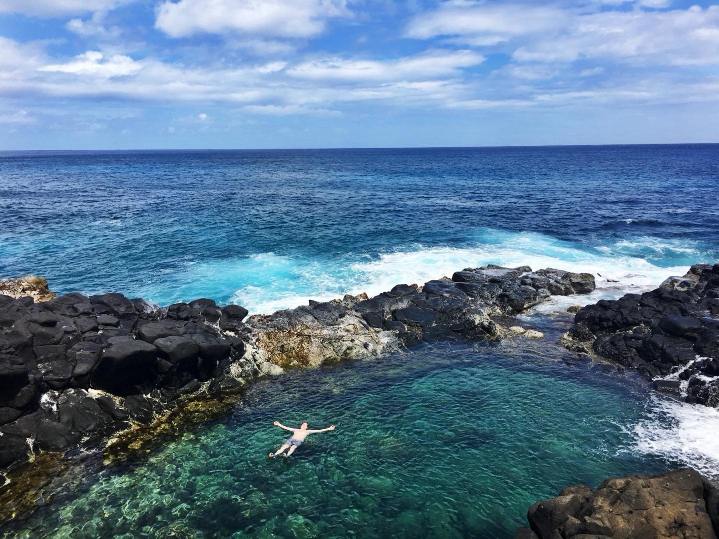 📍Queen’s Bath, Kauai